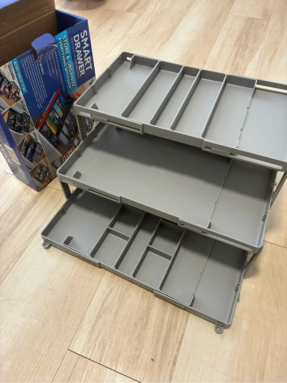 Multi-Level Drawer Organizer - Black